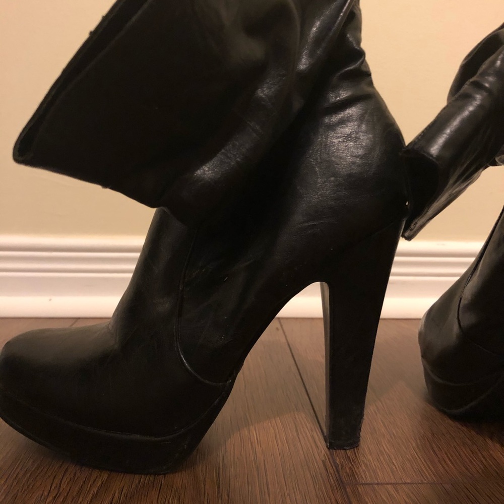 Black boots